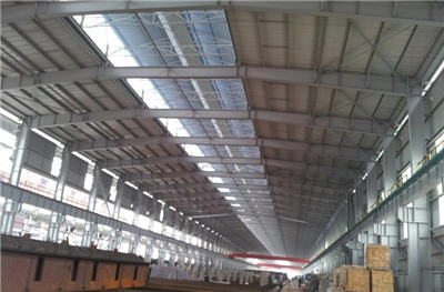 Heat insulation fiberglass opaque roof panel