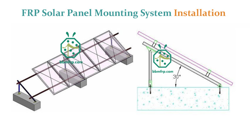 Installation of Fiberglass Solar Panel Mounting System