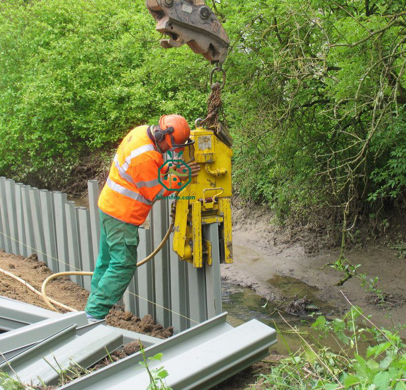 PVC U Sheet Piles For Flood Protection China Supplier