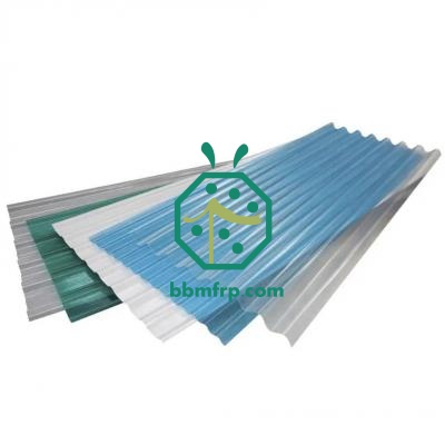 Pergola clear corrugated fiberglass roofing panels
