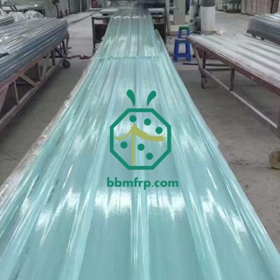 Greenhouse corrugated frp roof panels