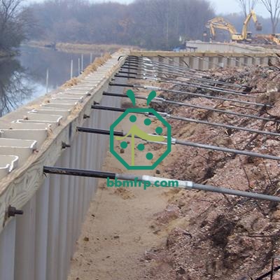 PVC U Sheet Piles For Flood Protection China Supplier